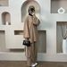Loriya2024 Middle East Dubai Turkey Solid Color Loose Two-Piece Set LR894_ecoleips.com