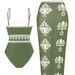 Aria Basics 2026 New European And American Sexy One-Piece Swimsuit Sunscreen Skirt Three-Piece Beach Bikini Women's Swimwear_ecoleips.com