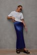 Women's Clothing Women's Spring Summer Imitation Silk Satin Midi Skirt Style Fishtail Bodycon Skirt For Formal & Casual For Women_ecoleips.com