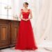 Women's Clothing New Evening Dress Toast Dress Red Banquet Long Skirt Dress Dance Cross Border_ecoleips.com