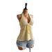 Women's Clothing Women's Black Bohemian Style Backless Camisole Top Casual Vacation Wear Summer Fashion For Formal & Casual_ecoleips.com
