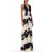 Swimwear New Deep V Backless Printed One Piece Swimsuit Set Women Global Selected Swimwear_ecoleips.com