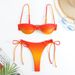 Women's Clothing Bikini Underwire Swimsuit Three point Sexy Swimsuit Women's Gradient Color_ecoleips.com