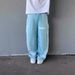 Retro Hip-hop Street Fashion Autumn Elastic Waist Design Striped Loose Wide-leg Pants Men And Women Retro Personality Trousers_ecoleips.com