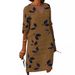 Foreign Trade European And American Cross-border Cotton-linen Loose Printed Pullover Vintage Mid-length Elegant Women's_ecoleips.com
