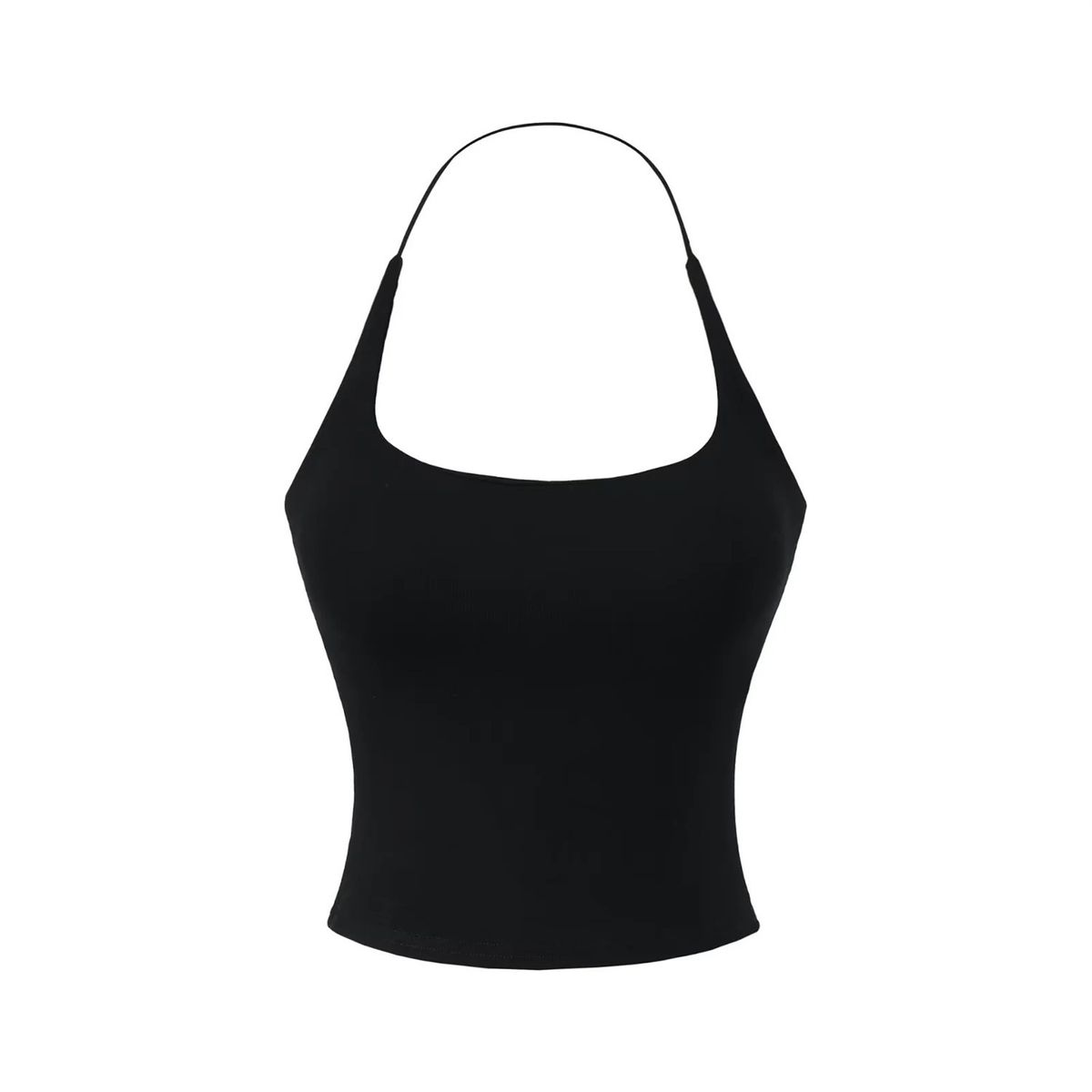Pure Desire Spice Girl Neck Strap Chest Pad Small Vest Temperament Outer Swing Neck Long Sleeve Blouse T-shirt Spice Girl Two-piece Set_ecoleips.com