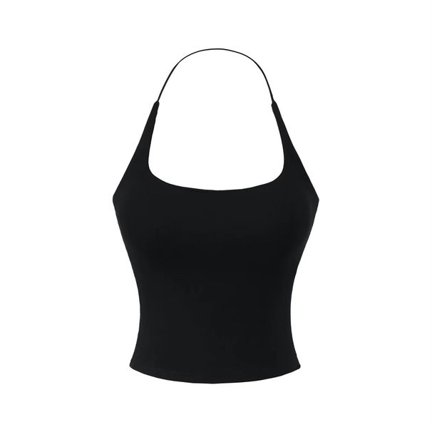 Pure Desire Spice Girl Neck Strap Chest Pad Small Vest Temperament Outer Swing Neck Long Sleeve Blouse T-shirt Spice Girl Two-piece Set_ecoleips.com