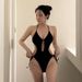 Aria Basics 2025 New European And American One-Piece Swimsuit Women, Slim Fit, Hollowed-Out, Sexy Swimwear, Wholesale For Foreign_ecoleips.com