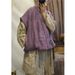 Autumn And Winter Original New Design Linen Irregular Texture Wrinkled Warm Padded Lace-up Hanfu Retro-style Vest_ecoleips.com