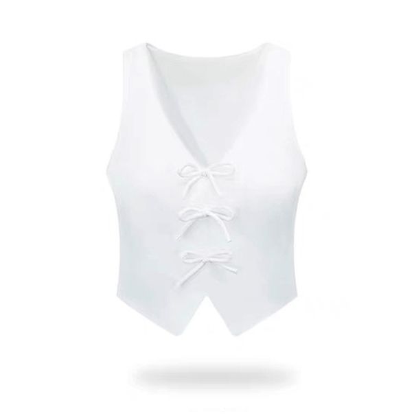Women's Clothing With Long Neck And Bowknot For Beautiful Back And Chest Pad For Sweet And Spicy Girls Dance Clothes With V Neck Sports Underwear_ecoleips.com