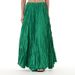 plus Size Women's Flowy Draped Pleated Midi Skirt Loose Fit Slimming Cross Border Style 2026 New Super Large Skirt 11050_ecoleips.com