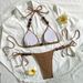 Women's Bikini Set – Adjustable Halter Tie & High-Cut Bottoms For Beach & Pool | Sexy Swimwear In Coffee Brown_ecoleips.com