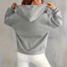 Men's & Women's Oversized Hooded Zip-Up Sweatshirt - Fleece-Lined Pullover With Trendy Print (White/Black/Grey/Red/Pink)_ecoleips.com