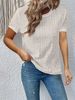 Men's Breathable Lace Detail Shirt – Long & Short Sleeve Versions, Polyester Blend, Relaxed Fit Casual Shirt For Summer (White/Black/Khaki)_ecoleips.com