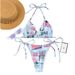 Women's Clothing Bikini Split Two-piece Swimsuit Printed Strap Backless Swimsuit_ecoleips.com
