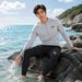 Two Piece Diving Suit Sun Protection Quick Drying Long Sleeved And Long Legged Couple Surfing Suit Men Women Jellyfish Swimsuit Snorkeling Equipment_ecoleips.com
