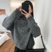 Women's Alpaca Wool Sweater – Soft & Warm Crewneck Pullover With Half-Zip, Cozy Oversized Knit For Fall & Winter_ecoleips.com