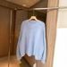 Women's Oversized Fluffy Mohair Sweater Winter Warm Thick Knit Pullover Soft Cozy Round Neck Loose Fit Korean Style Casual Tops_ecoleips.com
