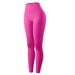 LazyZoom Ribbed Sports Leggings Seamless High Waist Fitness Pants Yoga Outfit Set_ecoleips.com