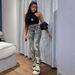 Women's Clothing High Waist Ripped Jeans For Women - Stretch Denim Pants With Comfort Fit, Street Style Fashion (Grey/Blue, XS-2XL)_ecoleips.com