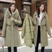 Women's Long Parka Coat With Detachable Faux Fur Trim, Winter Warm Hooded Jacket, Oversized Pockets, Loose Fit, Polyester Shell, Fashion"_ecoleips.com
