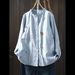 Forest Style Artistic Embroidered Wood Ear Collar Shirt For Women, Long-Sleeved, Soft, Skin-Friendly, Breathable, Loose_ecoleips.com