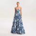 Spring And Summer Off Shoulder European And American Women's Clothing Three Dimensional Tailoring Fairy Long Temperament Evening Dress_ecoleips.com