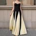 Women's Casual Full Skirt Long Dress Vacation Style French Suspender Design Spring/Autumn Regular Fit Polyester Dress_ecoleips.com