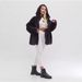 Unisex Eco Faux Fur Zip Hoodie – Trendy Winter Fleece Jacket With Cozy Pockets & Windproof Design (Dark Grey/Light Grey) – Streetwear Oversized Fit_ecoleips.com