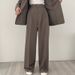 Women's Clothing Trousers For Women Spring And Autumn New Version Street Style Design Niche Casual Camel Small Suit Suit For Women_ecoleips.com