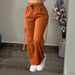 Women's Loose Straight Leg Trousers Multi Pocket Versatile Cargo Pants American Style Street Fashion_ecoleips.com