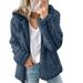 Women's Winter Coat With Hooded Woolen Fleece_ecoleips.com