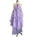 Vacation Style Halter Neck 3D Flower Cami Dress For Petite Women Summer Beach Holiday Dress Floral Strappy Sundress_ecoleips.com