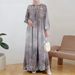Women's Comfortable Breathable Maxi Dress Southeast Asian Style Cross Border Exclusive Print Design for Casual Wear_ecoleips.com