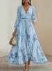 2026shein Cross-border Independent Site European And American Foreign Trade Popular Printed Vacation Dress_ecoleips.com