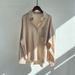 Women's Clothing Spring And Summer Lapel Solid Color Cotton And Linen Tops Loose Fashion Casual Shirts For Women_ecoleips.com