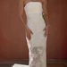 Women's Strapless Slim Fit Gown Floor Length Casual Elegant Fashion Dress Thin Material Suitable For Summer_ecoleips.com