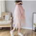 Spring And Autumn New Irregular Patchwork Puffy Mesh High Waist Tulle Fairy Skirt Trend_ecoleips.com