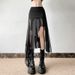 Verve 2025 Summer New Women's Solid Color Slim Fit Street Fashion High Waist Irregular Skirt_ecoleips.com
