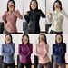 Women's Slim-Fit Yoga Jacket – Upf Sun Protection, Quick-Dry & Breathable Workout Top With Stand Collar (Bone White, Graphite Grey, Black, 7 Colors)_ecoleips.com