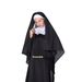 Halloween Nun Cosplay Dress Middle Eastern Arab Black Robe Adult Costume For Masquerade Performance_ecoleips.com