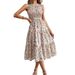 YD8142 European American Women's Clothing 2023 Spring/summer New Floral Dress, Elegant And Stylish Vacation Long Skirt_ecoleips.com