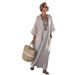 Women's Clothing Hot Elegant Large Size Printed Long Swing Dress_ecoleips.com