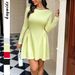 Diyun European And American Elegant Evening Style Long Sleeve Short Dress Women's Clothing 2025 Autumn Winter_ecoleips.com
