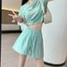 K Short Shorts For Women, New High Waisted Wide Leg Mid Length Pants, Loose Casual Cropped Pants_ecoleips.com