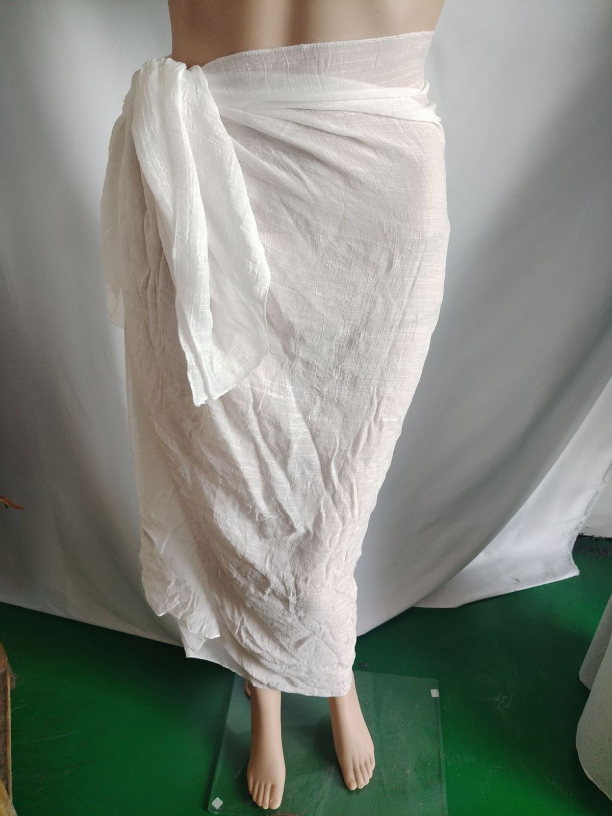 Women’s Clothing Long Gauze Blouse Chiffon Beach Wrap Dress Sexy Bikini One Piece Scarf Female_ecoleips.com