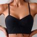 Women's Solid Color Halter Bikini Two Piece Fashion Swimsuit Oversea Warehouse_ecoleips.com