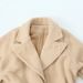 Fashion Casual Beaded Leather Long Woolen Jacket_ecoleips.com