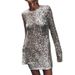 2025 New European And American Style Independent Brand Women's Autumn Personality Street Casual Color Sequin Long Sleeve_ecoleips.com