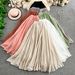 White Yamamoto Style Long Skirt for Women High-Waisted Slimming Flowing Full Skirt Versatile Petite Summer New Style 2025_ecoleips.com